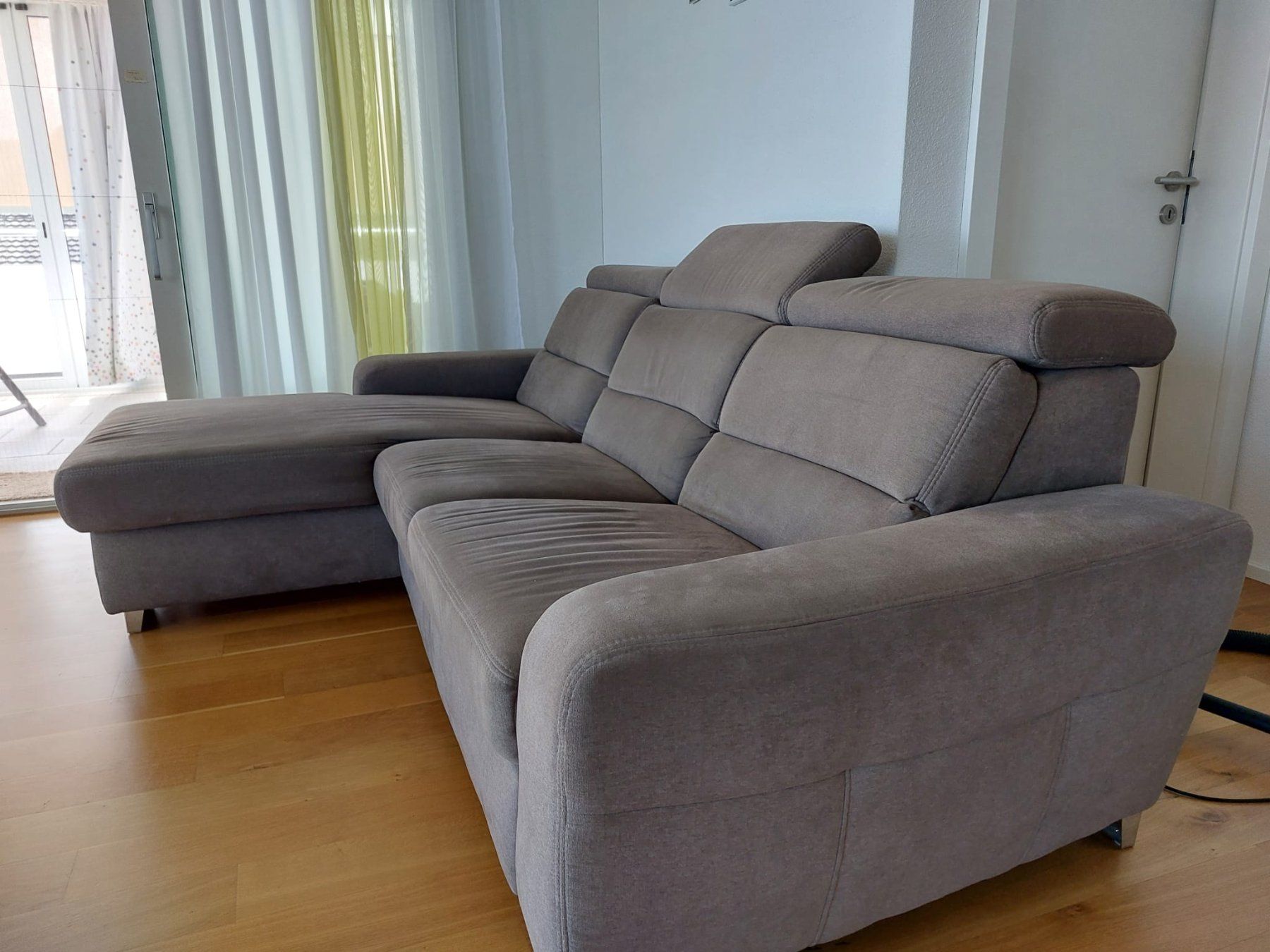 Sofas: Ecksofa braun mit Bettfunktion und Stauraum – D'occasion à Rain par Flokaiser