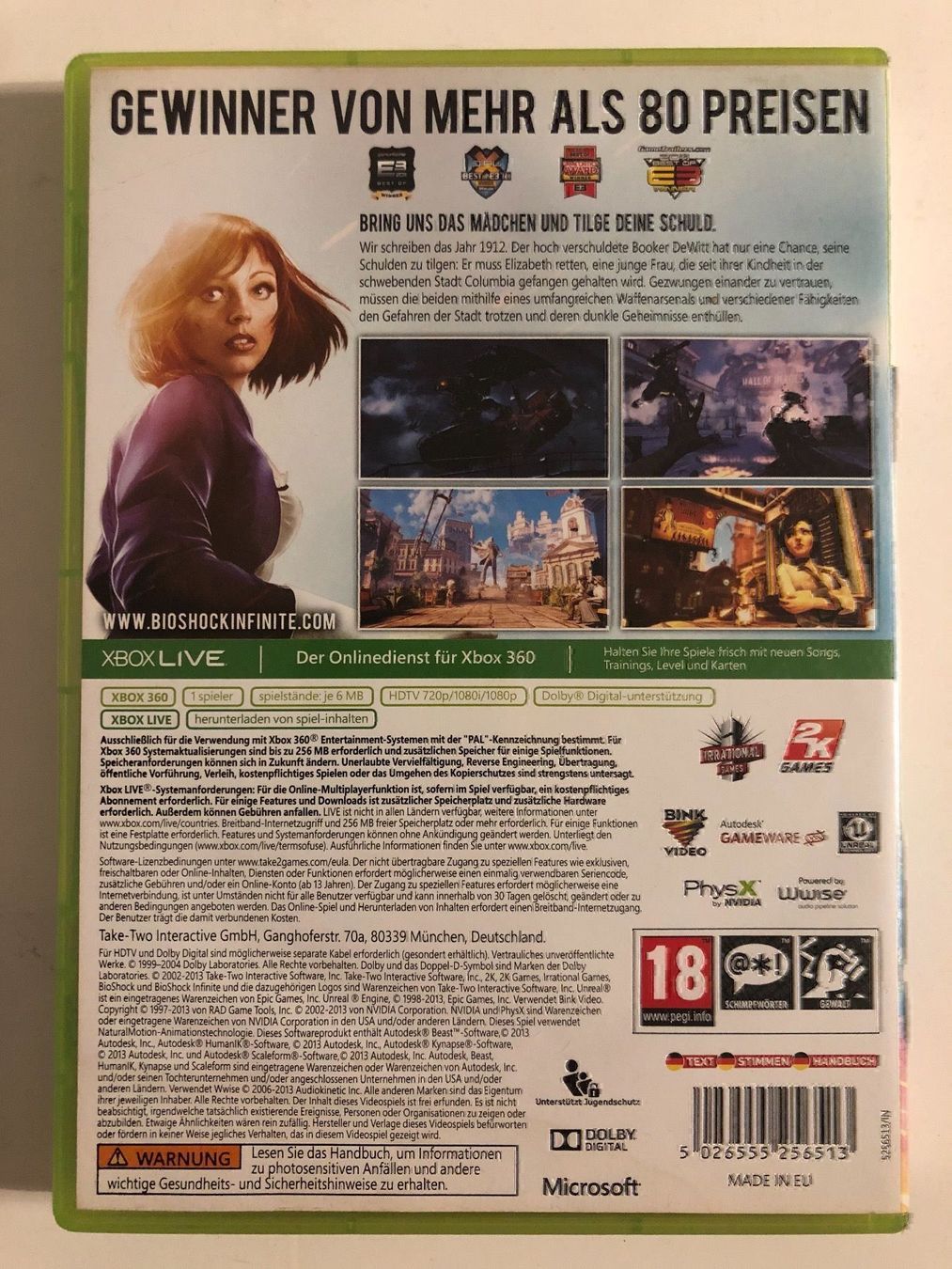Microsoft Giochi: Bioshock Infinite für Xbox 360 – Usato da Kestenholz venduto da Mad18 1