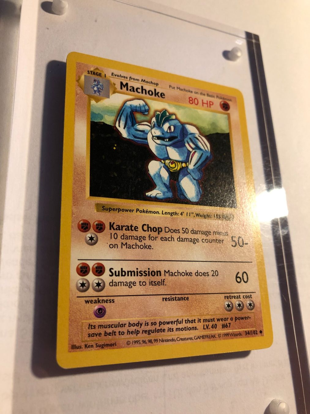 Carte collezionabili: Machoke (uncommon) Base Set Shadowless - NM - ab 1.- – Usato da Giubiasco venduto da dan_pr8b 1