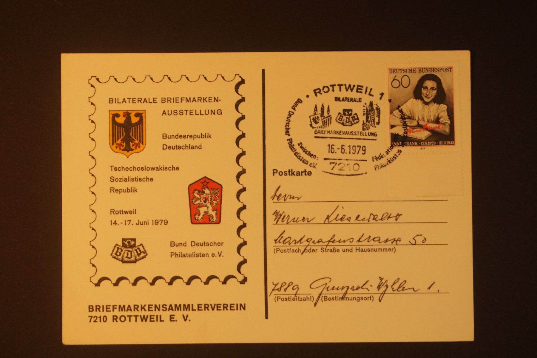 Tutti i francobolli: 1979 Postkarte Deutsche Bundespost – Usato da Solothurn venduto da and_fxw5