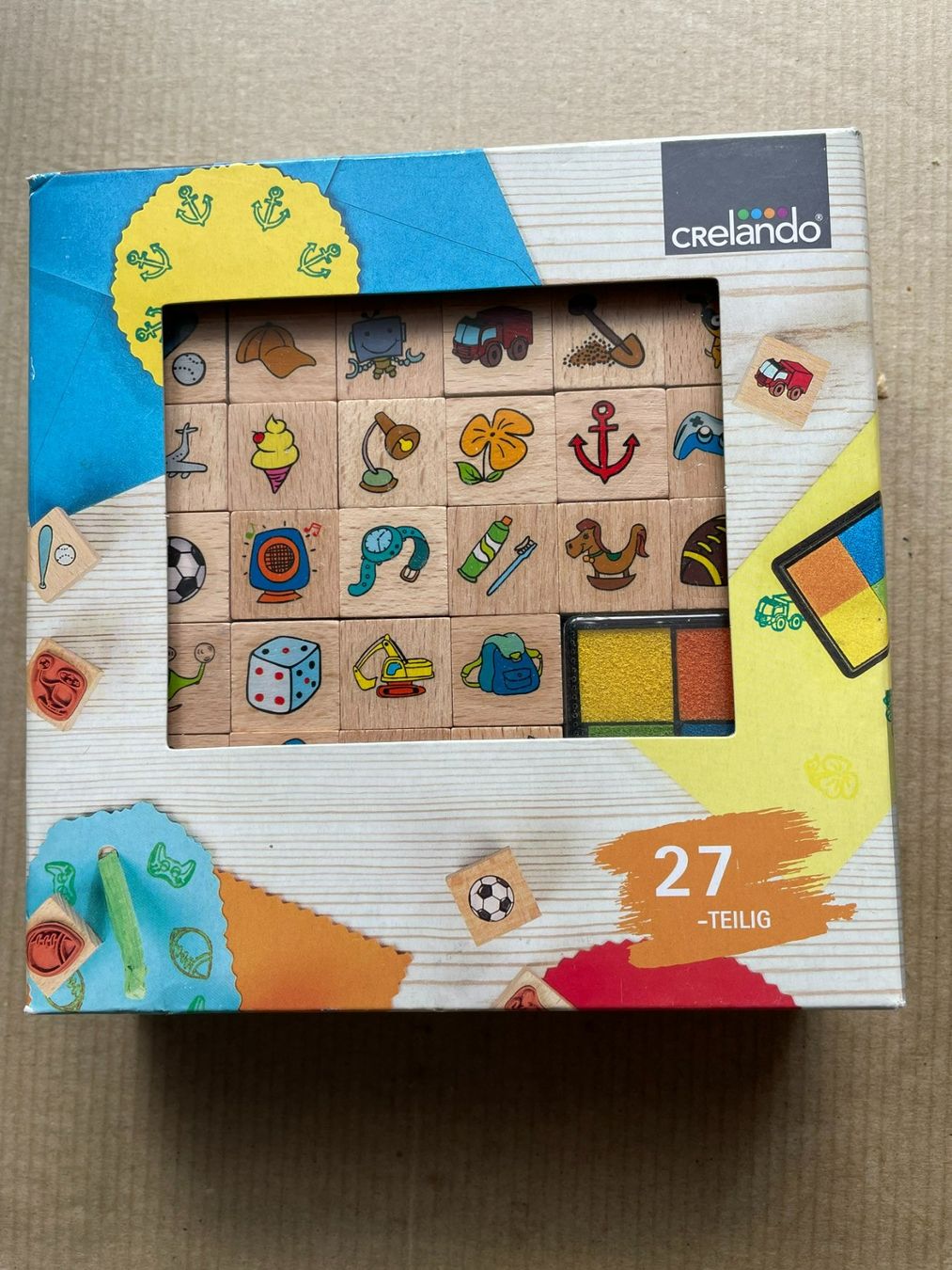 Stempel: Kinder Stempel-Set 27-teilig – Neu und originalverpackt aus Pratteln von 66werni