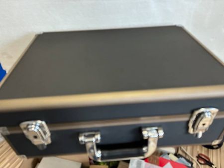 Fotokoffer Alu, ungebraucht, Innen: 12x44x31cm, Würfelschaum
