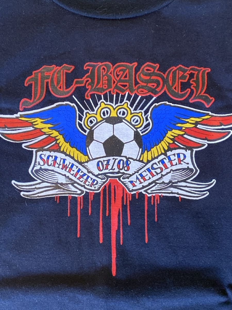 FC Bâle T-shirts: FC Basel Meister 07/08 T-Shirt – D'occasion à Büsserach par Gimenez77 3