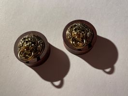 Holz Plugs Löwe 24mm