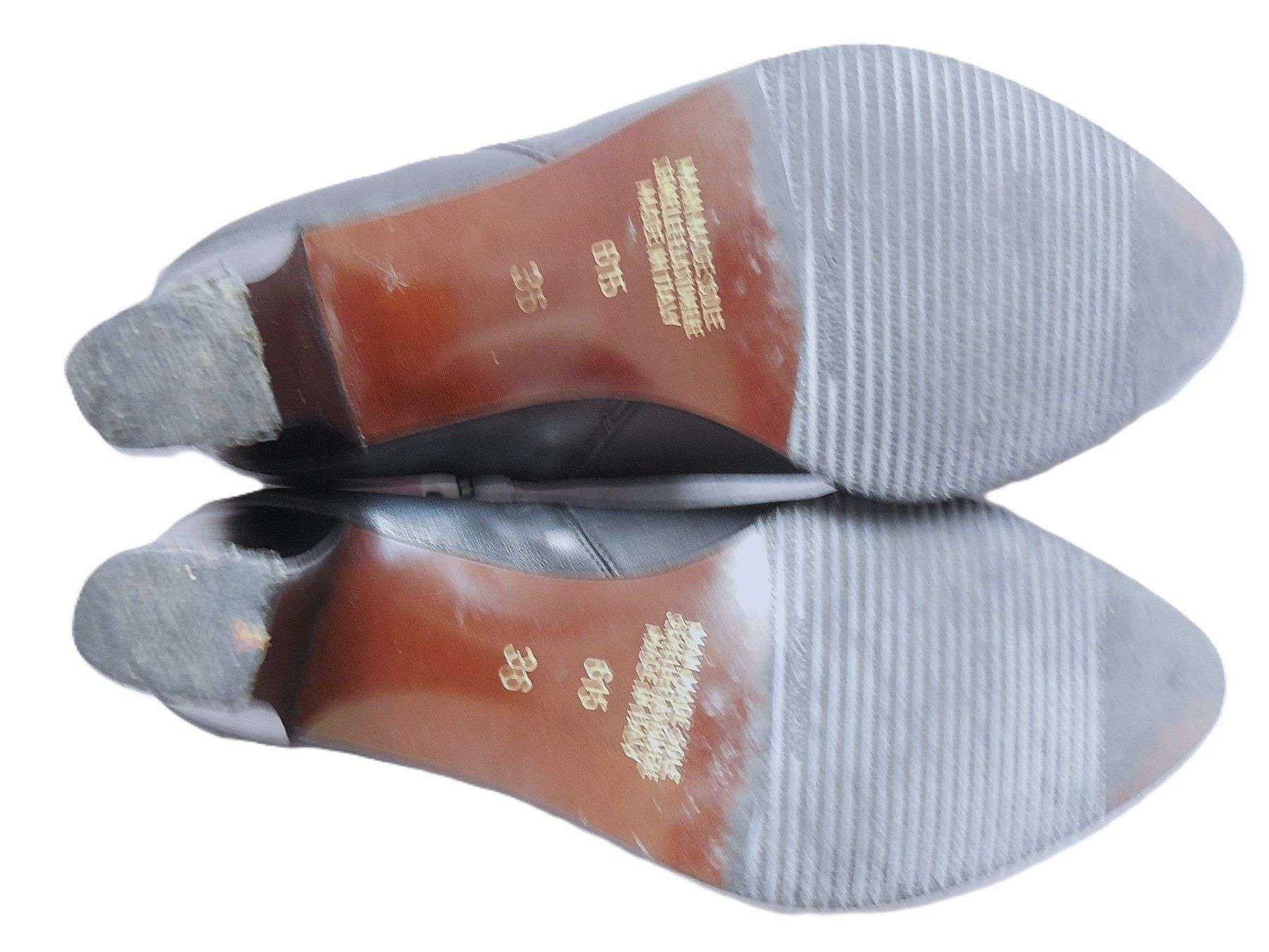 Scarpe da donna: Gr. 36 süsse schwarze Leder Stiefeletten – Usato da Basel venduto da FRAU.ZAUBER.MOND 3