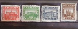 DANMARK: Nordschleswig-Serie 1920 + 10 øre 1921, **