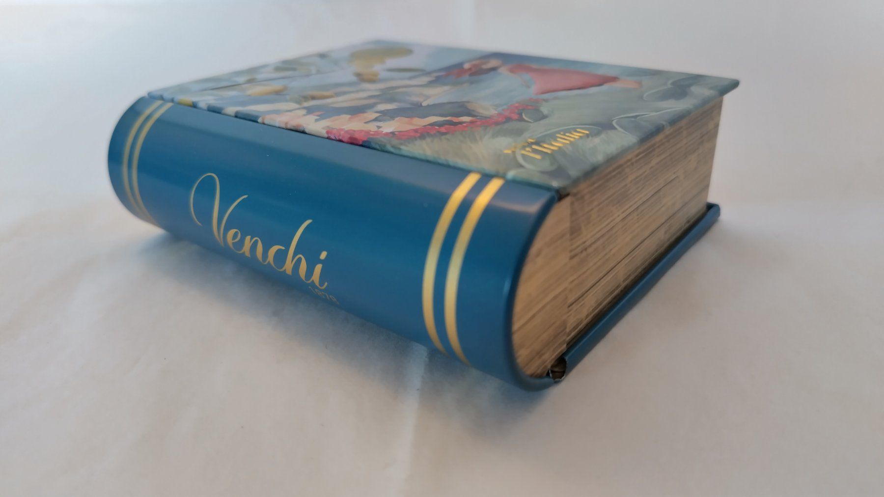 Barattoli: Kleine Blechdose "Buch Venchi" ab Fr. 5.- – Usato da Bellach venduto da JingleJerry 1