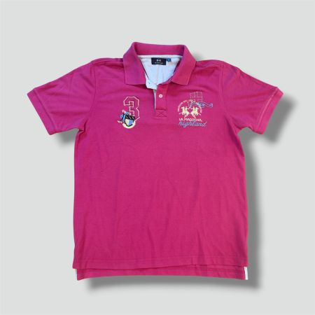 La Martina vintage pink poloshirt (ralph lauren streetwear)