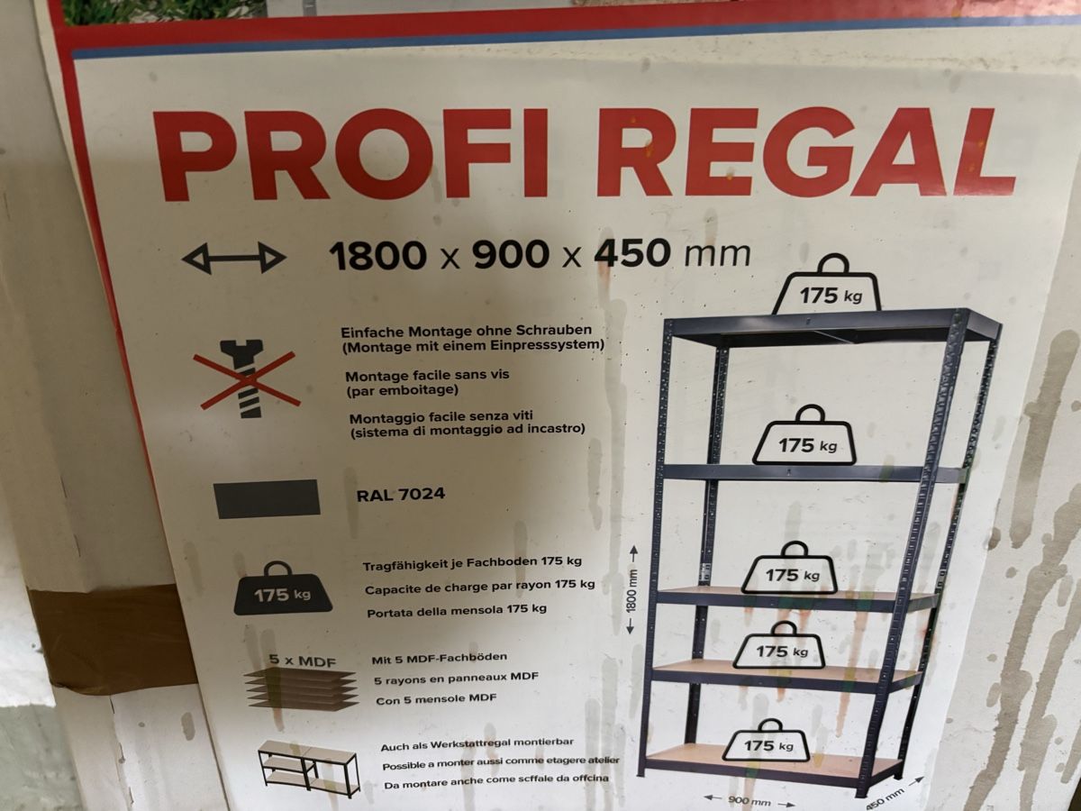 Scaffali: Profi Regal – Nuovo e nell'imballaggio originale da Winterthur venduto da ru.he 2
