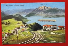 AK LUFTSCHIFF ZEPPELIN RIGI AEROPHILATELIE UNO GENEVE 1975