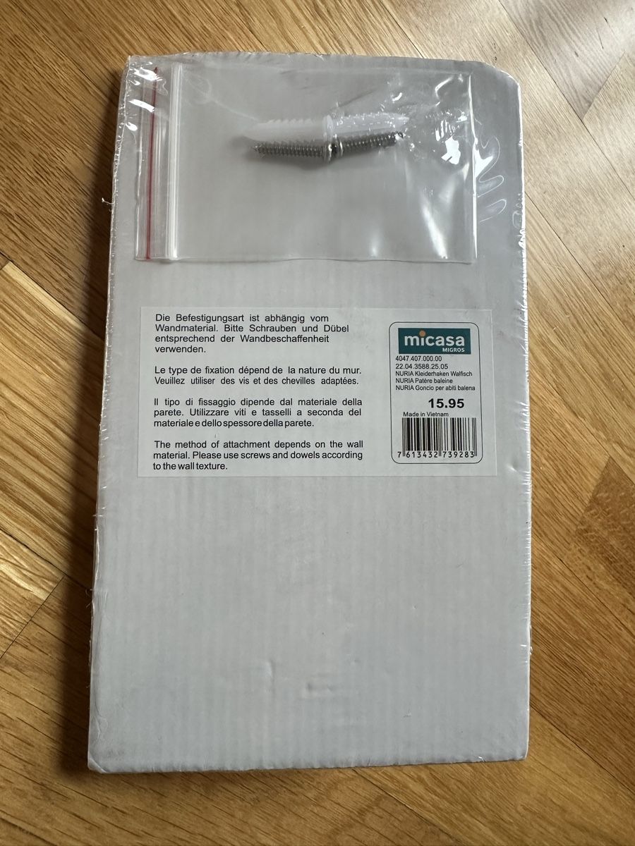 Micasa Quincaillerie: Kleiderhacken "Walfisch" fürs Kinderzimmer – D'occasion à Gutenswil par martinastrebel 1