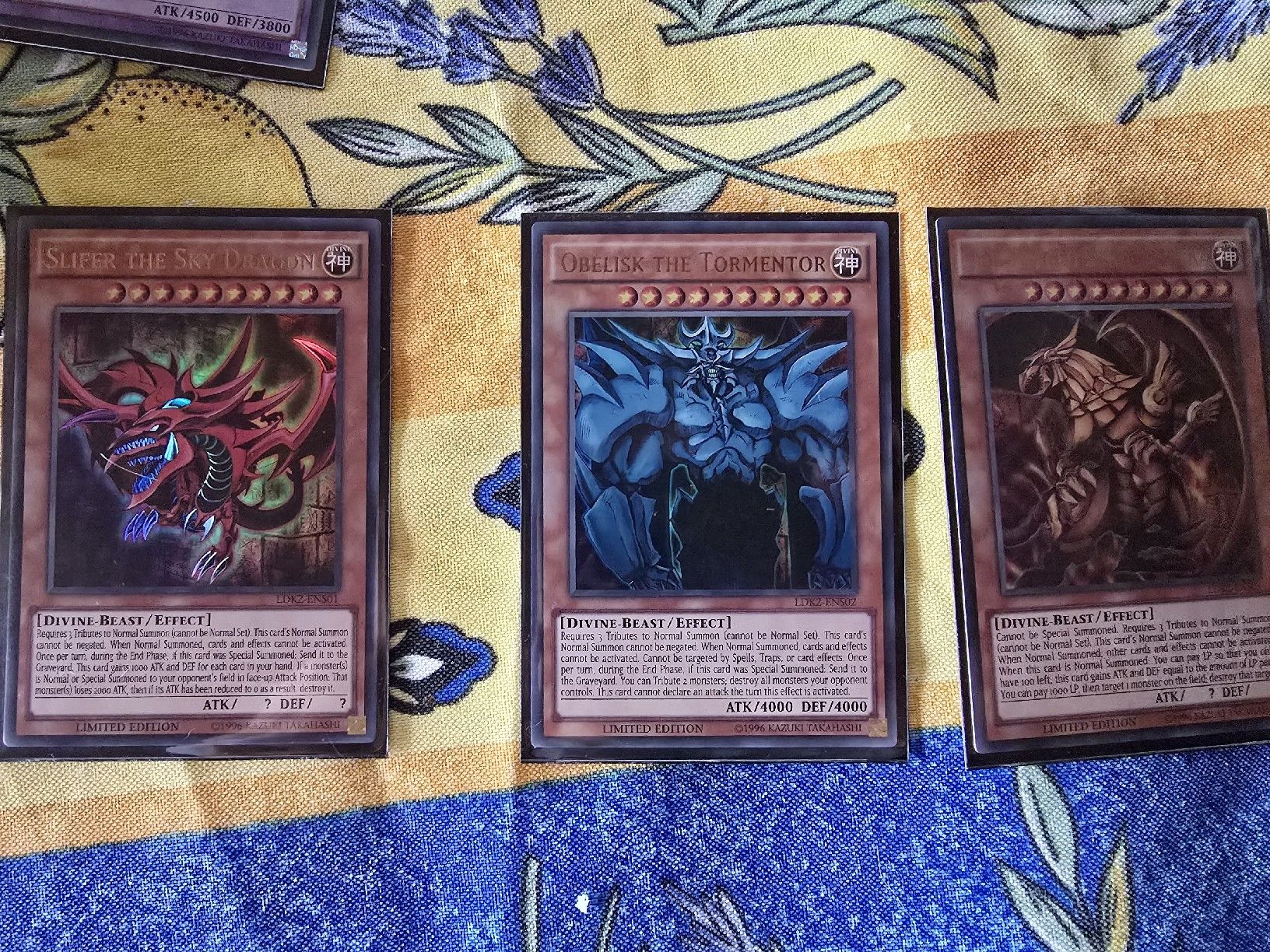 Yugioh Carte collezionabili: yugioh eygptian god – Usato da Tramelan venduto da ser_q8kt