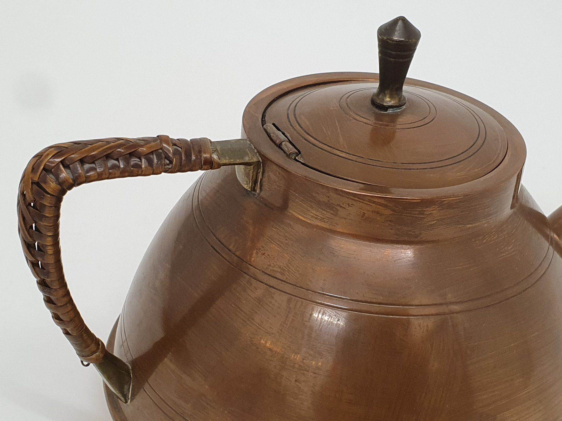 Teekannen: VINTAGE Kupfer Teekanne mit Teller - Schnäppchen! – Gebraucht aus Aegerten von taxidermo 5