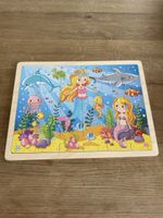 Holzpuzzle Meerjungfrauen Unterwasserwelt Kinderspielzeug 30