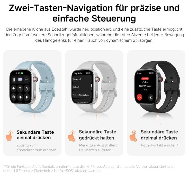 Xiaomi Smartwatch: XIAOMI Redmi Watch 6, Smartwatch, hellgrau – Neuf avec emballage d'origine à Neuhaus SG par LENZ30 6