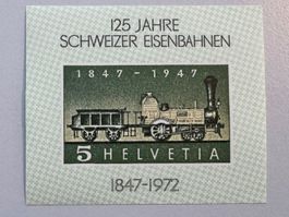 1972 125 Jahre Schweizer Eisenbahn