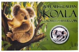 2014 Australian Koala coloriert / 1 oz im Blister / PP