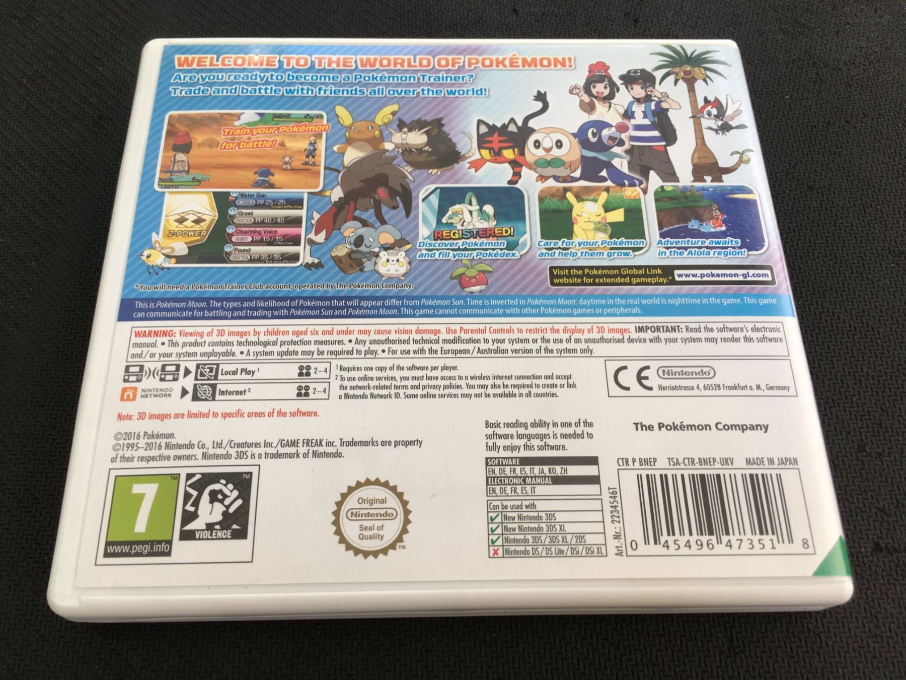 Nintendo Spiele: Pokémon Moon / Mond / Lune - Nintendo 3ds – Gebraucht aus St.Gallen von sjosjo 1