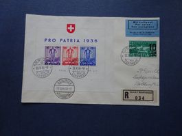 1936 Pro Patria W8 Block FDC   SBK2020 2000.00