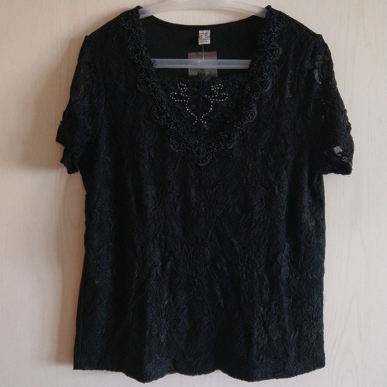 Camicette: NEUE Damen Bluse Shirt Schwarz Gr.42 – Nuovo e nell'imballaggio originale da Turgi venduto da Markito0