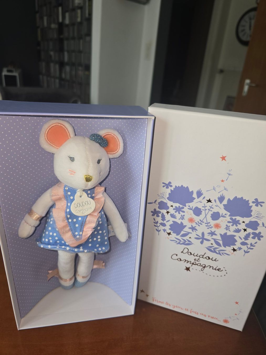 Giocattoli: Doudou et Compagnie souris neuf – Nuovo e nell'imballaggio originale da CORGEMONT venduto da hoodoo2007