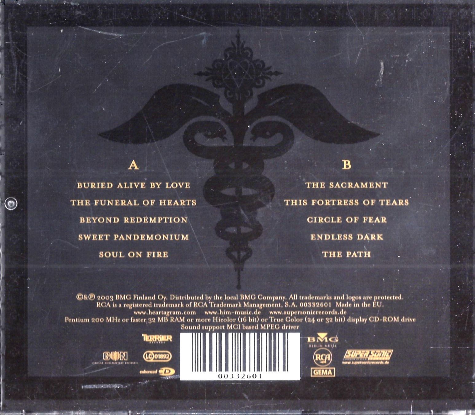 CDs: Him LOVE METAL CD – Gebraucht aus Kandergrund von Sososo 1