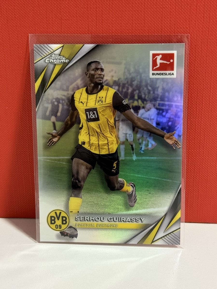 Topps Carte collezionabili: BVB Serhou Guirassy Topps Chrome Refractor 2023/24 – Usato da Bözen venduto da DonP_CH