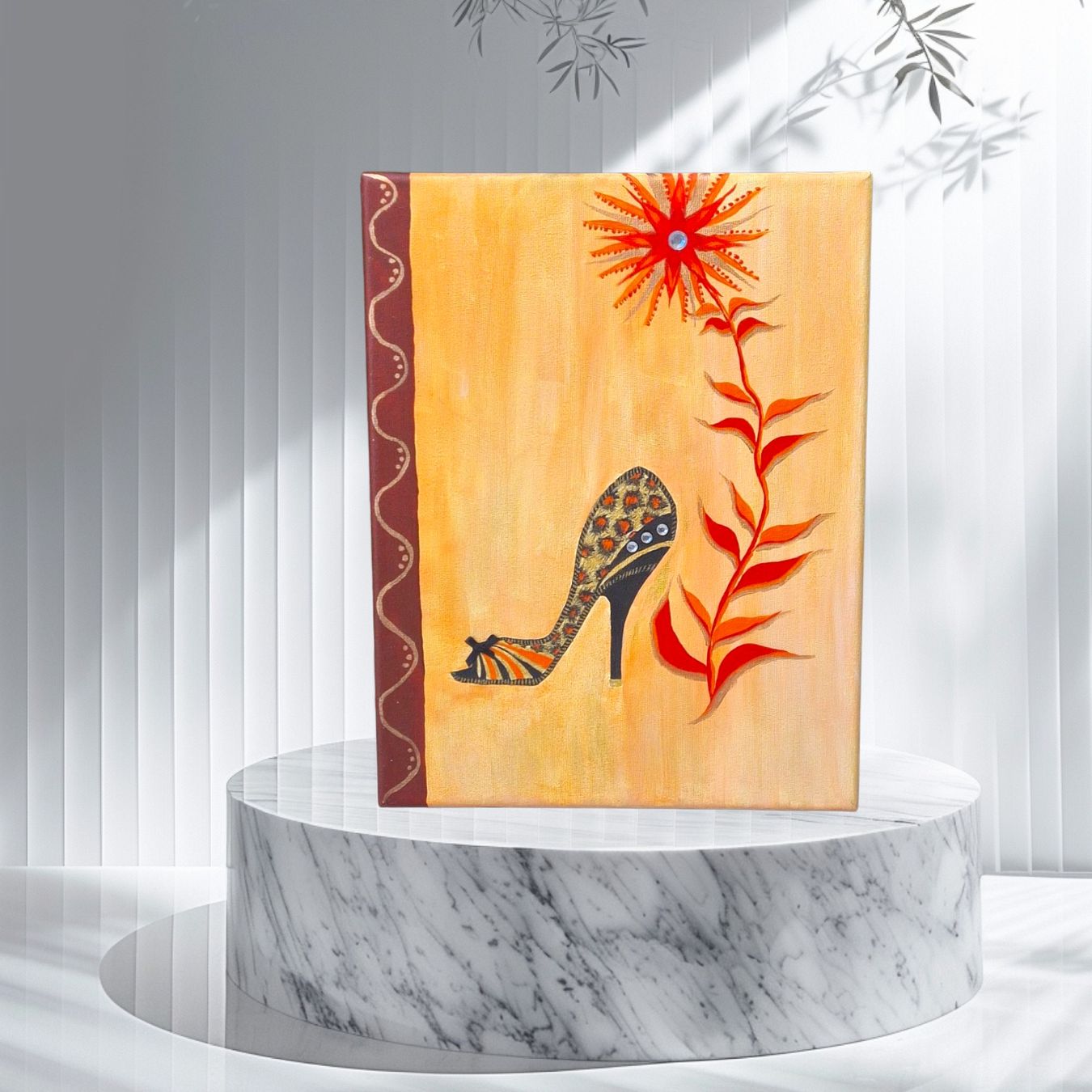 Dipinti: Tableau acrylique "Talon aiguille"UNIQUE/Peint Main(RETRAIT) – Nuovo e nell'imballaggio originale da Etoy venduto da MyStyleMyMode 1