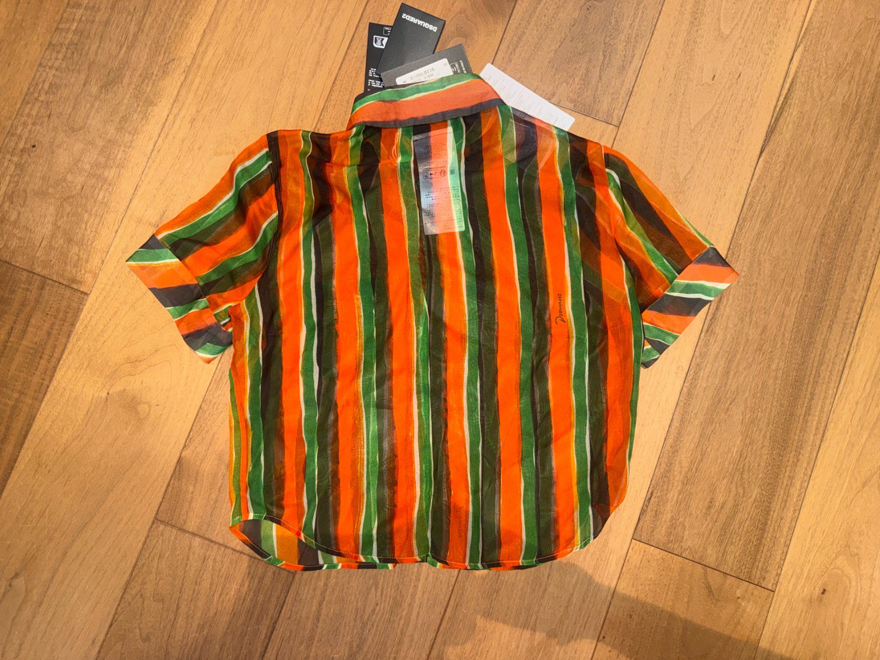 Dsquared2 Camicette: New Dsquared2 sheer blouse - FR 36 – Nuovo e nell'imballaggio originale da St-Sulpice VD venduto da juhdu 4