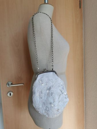 Braut Tasche, handgemachtes Unikat, NEU