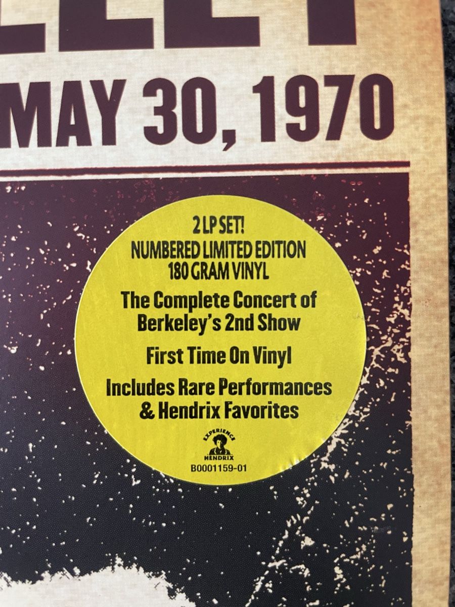 Dischi in vinile: Jimi Hendrix Experience - Live at Berkeley - Vinyl LPs – Usato da Olten venduto da Bluespapst 1