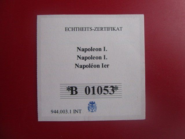 Médailles: GIGANT: Napoleon I. - PP - 100 mm – Neuf avec emballage d'origine à Luzern par Horoskop1 4