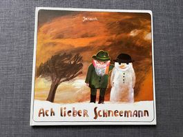 JANOSCH: ACH LIEBER SCHNEEMANN *KINDERBUCH* RARE *WINTER*