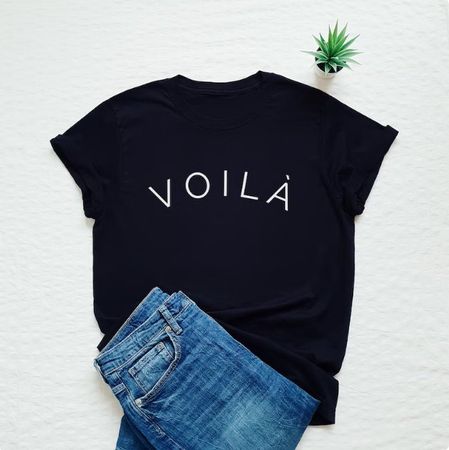 Schickes Damen T-Shirt, schwarz, Grösse L– Sommer-Look!