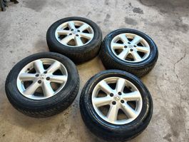 Alufelgen mit Sommerreifen 185/65 R15 4x100 6x15 ET45