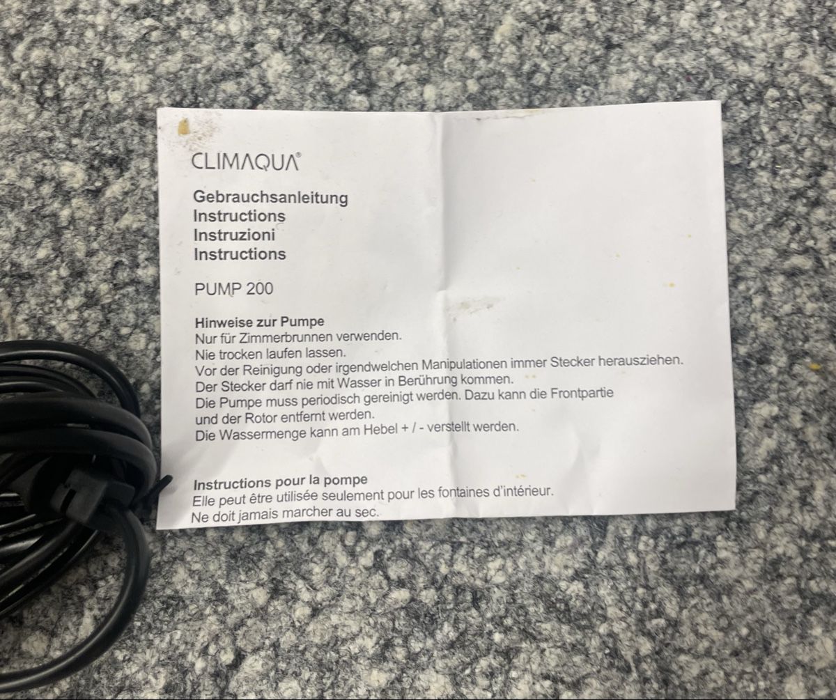 Pumpen & Teile: CLIM AQUA PUMP 200 Wasserpumpe neu – Neu (gemäss Beschreibung) aus Au ZH von Jaggy4 4