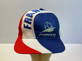 Vintage 90s Kappe Fußball Weltmeisterschaft 98 France NEU