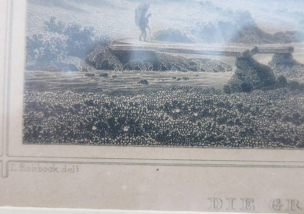 Incisioni: Lithographie, Stich der Grindelalp – Usato da Allschwil venduto da JosefK04 2