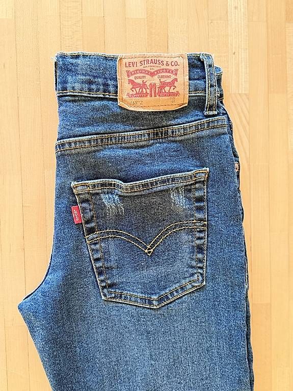 Pantaloni: Hose Jungs Levi's  501 Jeans original Grösse  140 – Usato da Buchs AG venduto da Cres3