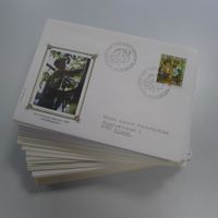 SCHWEIZ: 100 FDC's mit Einzelmarken + Sätze - preiswert !