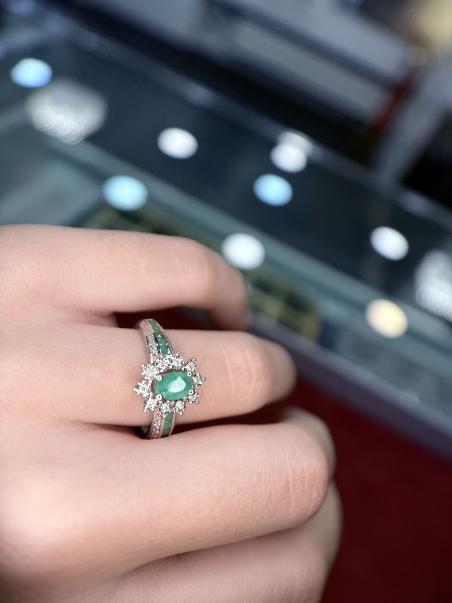 Anelli: Eleganter Smaragd Ring  – Nuovo (secondo la descrizione) da Wallisellen venduto da Juwelier_Aurum 6
