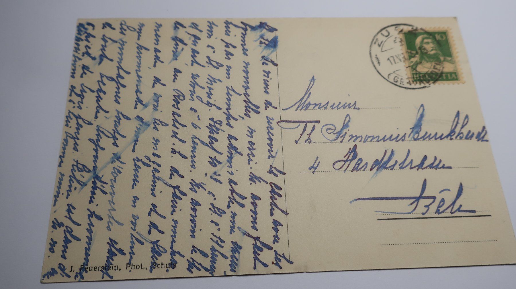 Cartoline postali: Hotel Castell Zuoz  1926 – Usato da Cormoret venduto da Pascalll2001 4