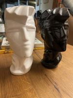 2 Designer Köpfe Black & White, (Q)