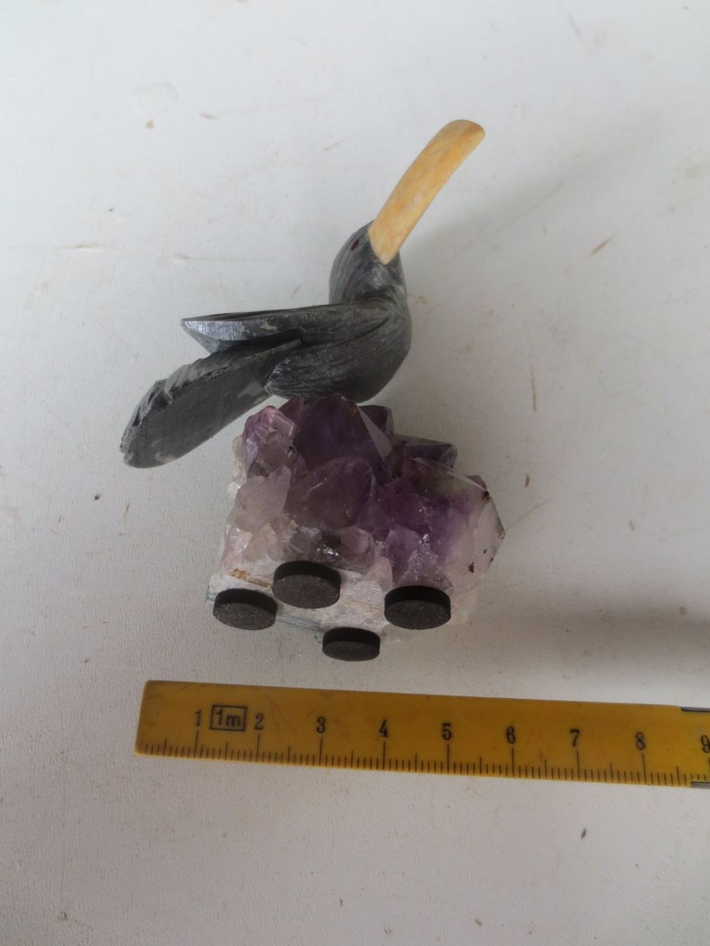 Mineralien & Heilsteine: Amethyst Vogel – Gebraucht aus Weier im Emmental von waefler03 4