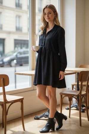 Robe Naf Naf noire T 38 - Chic et confortable