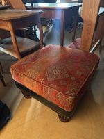 Fuss Hocker mit Muster B 57cm T 38cm H 38cm