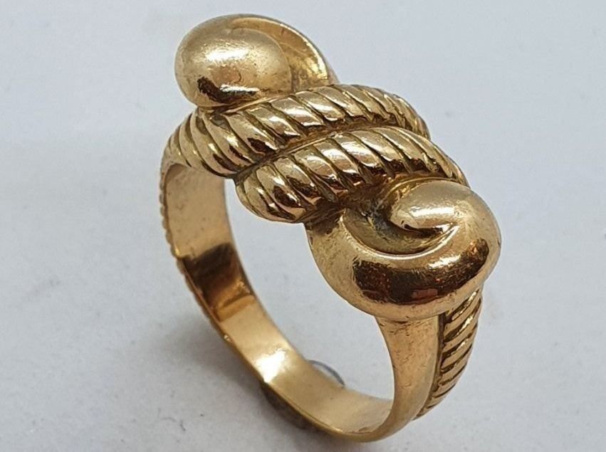 Ringe: Römischer Ring 18 Karat Gold 750 – Gebraucht aus Unterägeri von Altgoldschmuck 8