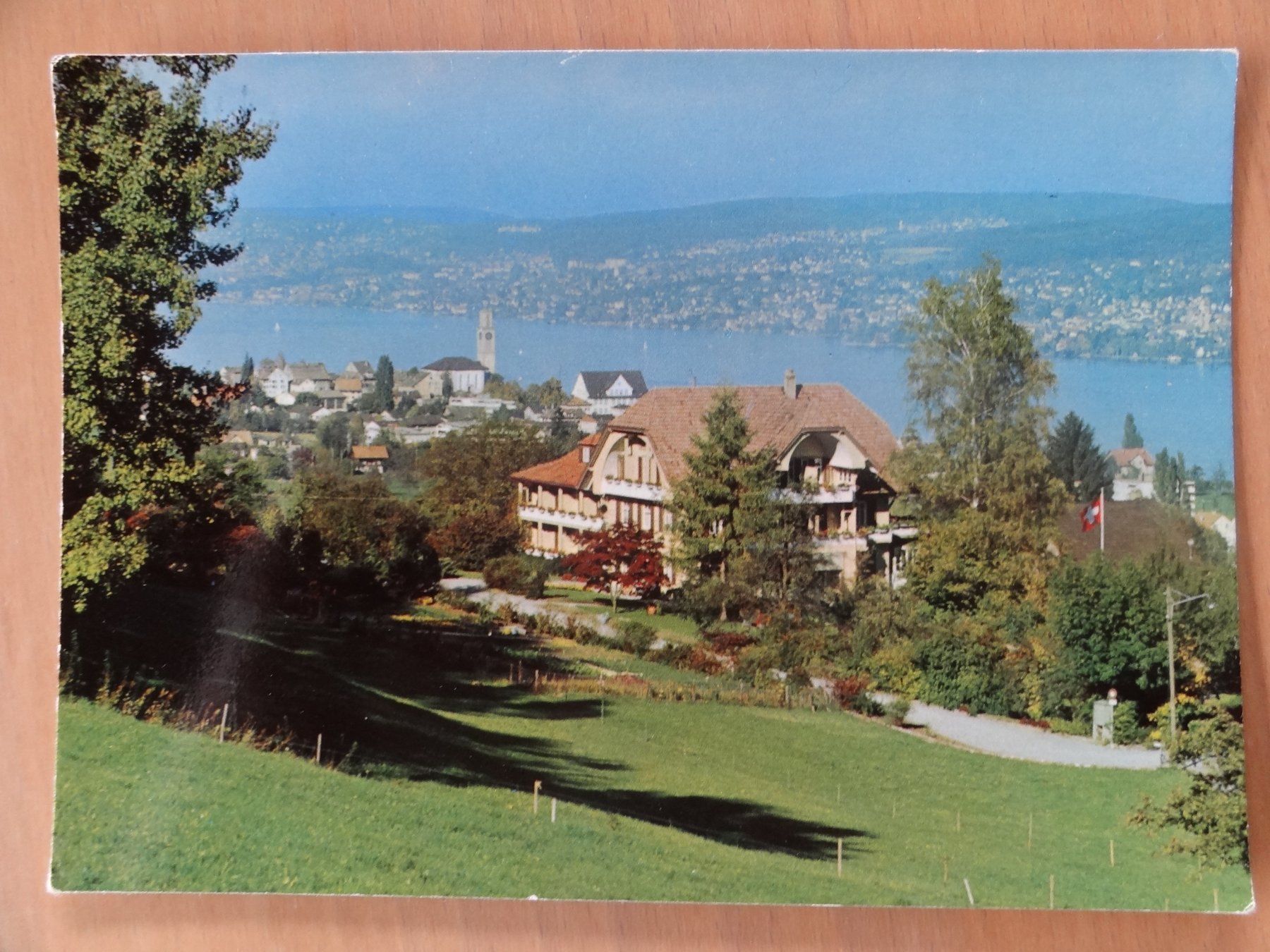 Cartoline postali: Oberrieden - Erholungsheim Bergli - 1986 – Usato da St Léonard venduto da Riglin