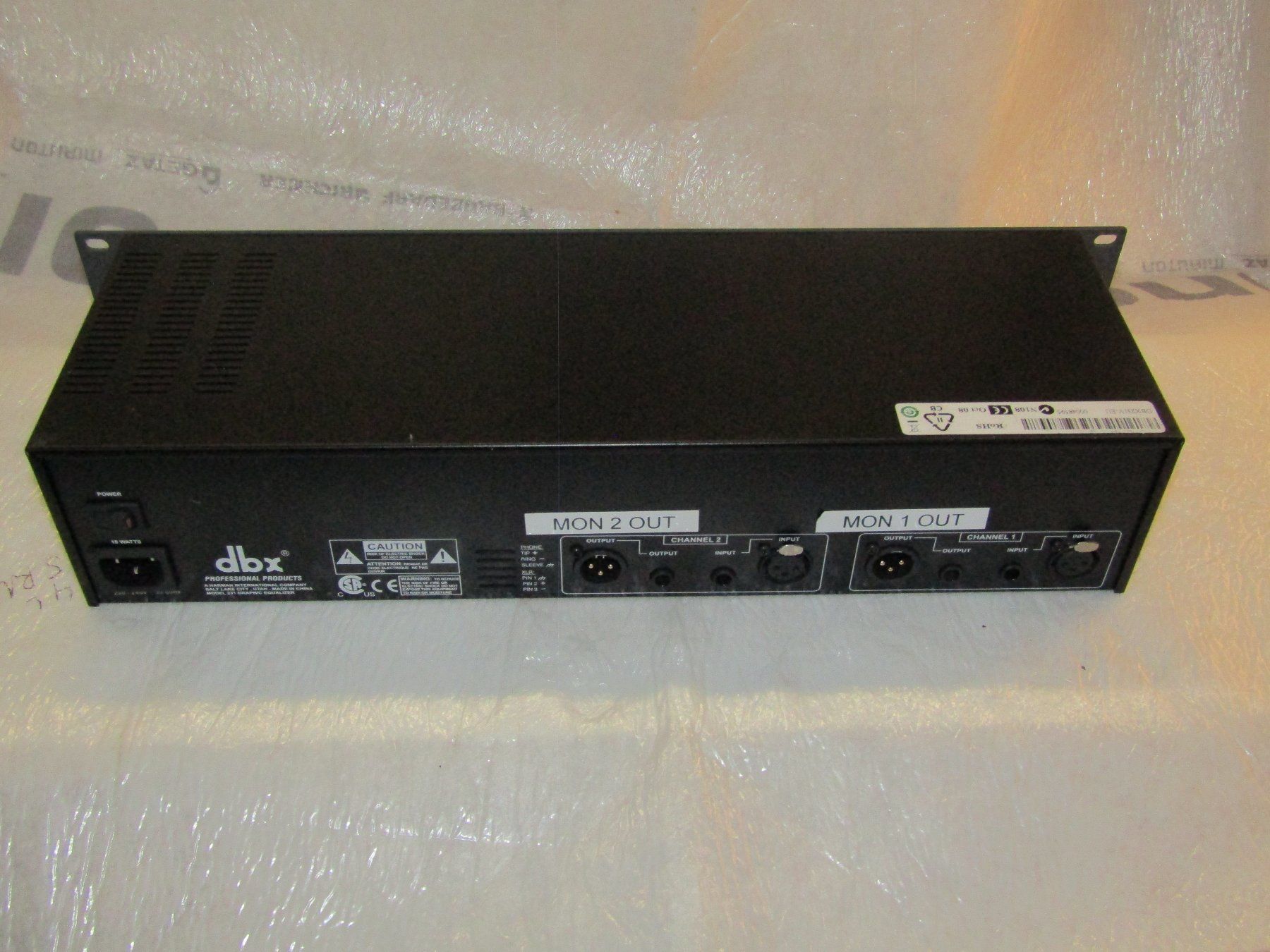 Dbx Equalizzatori: DBX 231 Graphic Equalizer 2 X 31 Band NEU – Nuovo (secondo la descrizione) da Wädenswil venduto da verebe 2
