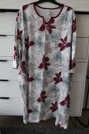 Damennachthemd Grösse 56/58, 100% Baumwolle - NEU